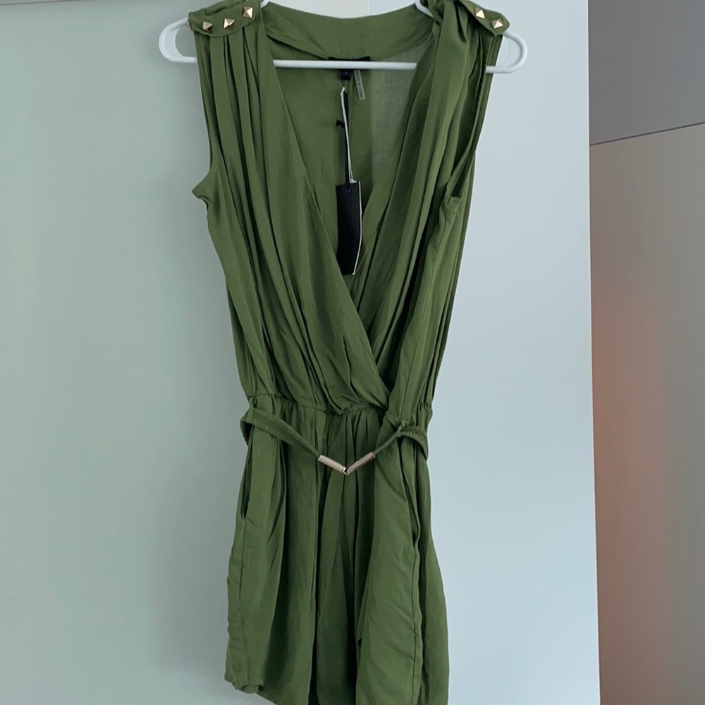 NWT Belted romper
